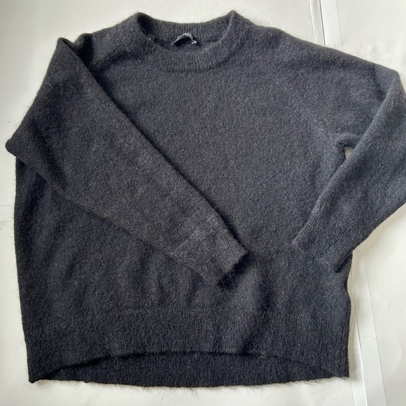 Selected femme black pullover crew neck sweater xl - Picture 3 of 7